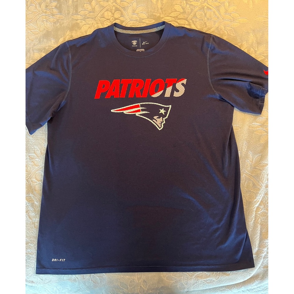 Nike NFL Patriots Dri-FIT Training T-Shirt Mens XL Short Sleeve‎